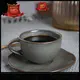 Two Eight round coffee mugs for business for bistro 1