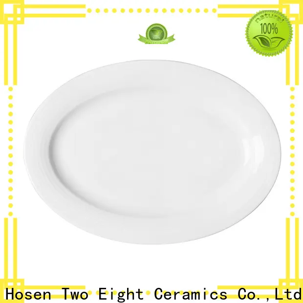 Two Eight Custom hotel white plate for business for restaurant 1