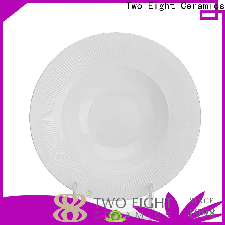 Two Eight rectangle ceramic plates company for hotel 1