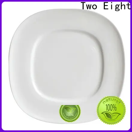Two Eight white porcelain plate hotel manufacturers for dinner 1