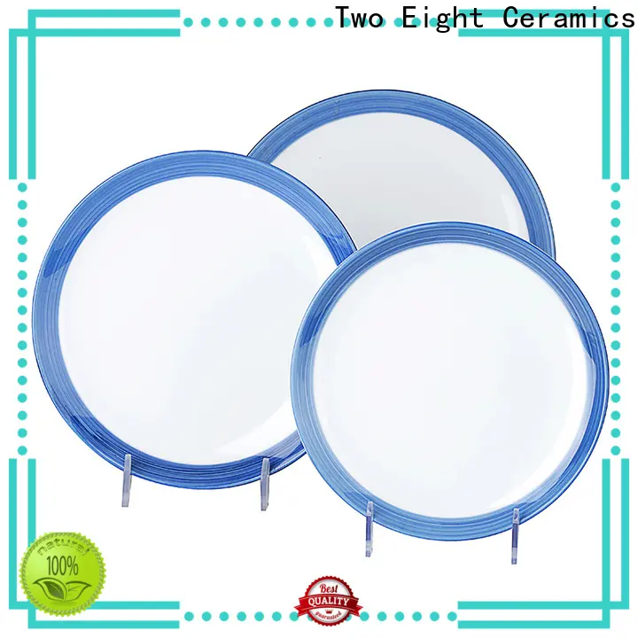 Two Eight Custom flat ceramic plate Suppliers for bistro 1