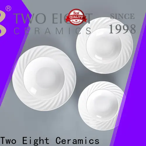 Two Eight Wholesale ceramic valentine plates company for hotel 1