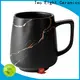 Two Eight black coffee mugs company for dinner 1