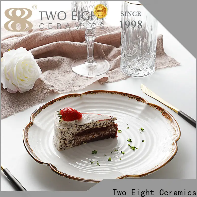 Two Eight stoneware plates Suppliers for kitchen 1