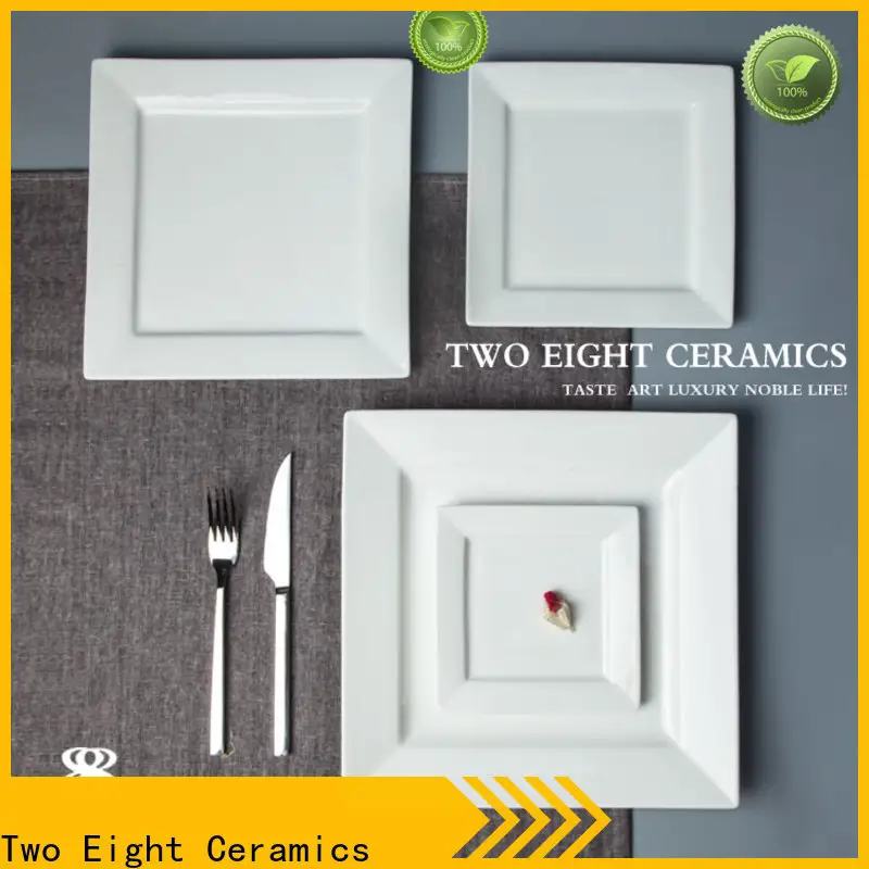 Two Eight Custom plate dishes Supply for bistro 1