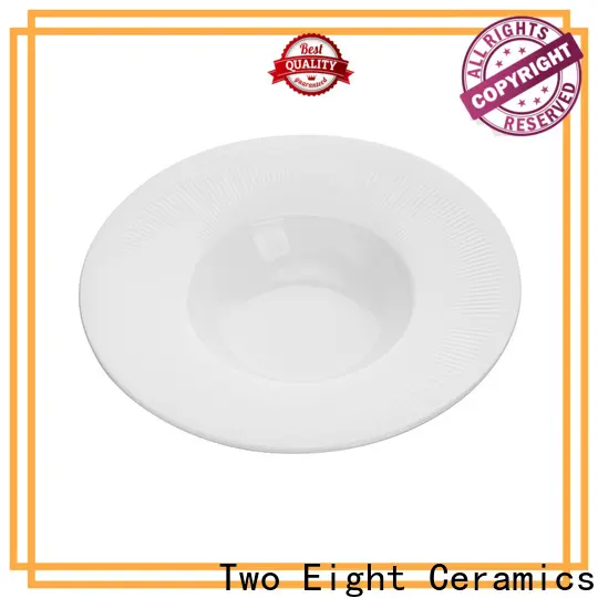 Two Eight dinner plates porcelain company for hotel 1
