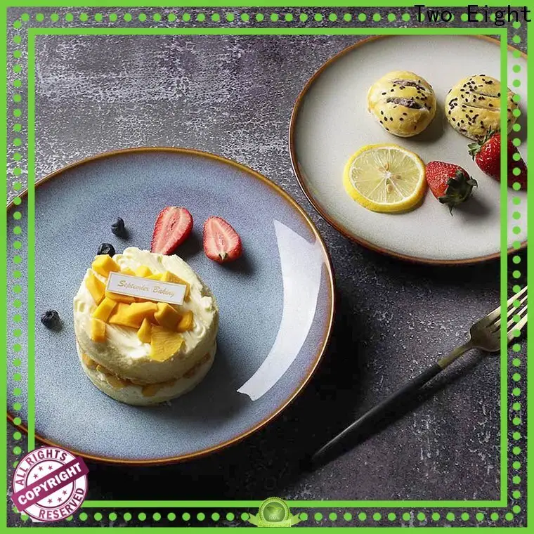 Two Eight Best handmade pottery plates company for dinning room 1