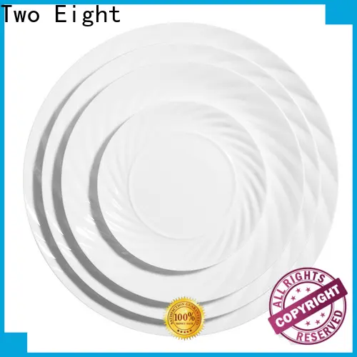 Two Eight Custom white porcelain plate hotel for business for home 1