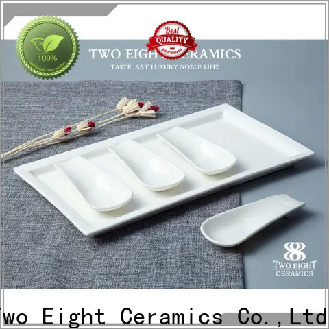 Two Eight ceramic sushi plate 1
