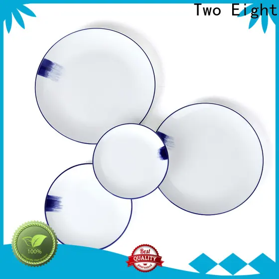 Custom ceramic plates white manufacturers for hotel 1