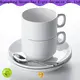 Two Eight engraved coffee mugs for business for bistro 1