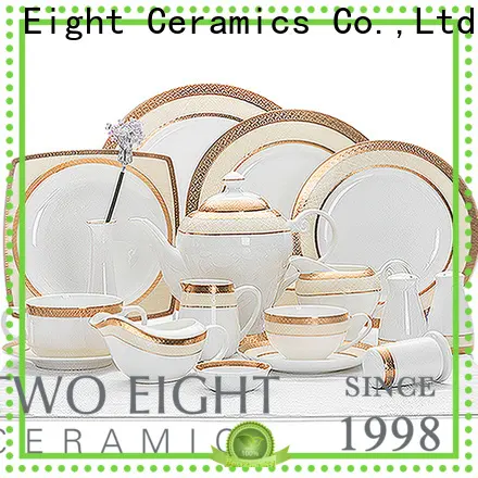 Two Eight earthenware plates Supply for bistro 1
