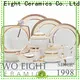 Two Eight earthenware plates Supply for bistro 1