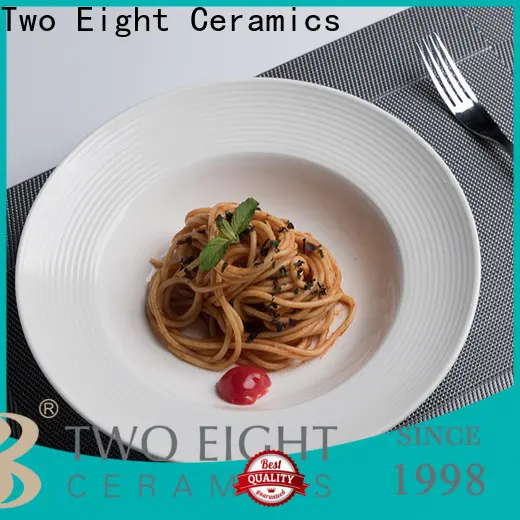 Two Eight bone china plates Supply for bistro 1
