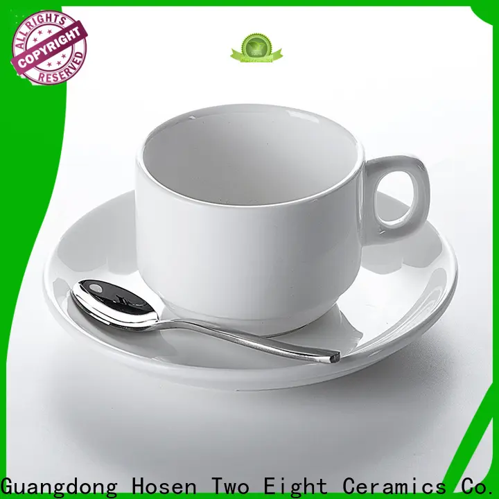 Two Eight New coffee cups porcelain Suppliers for bistro 1