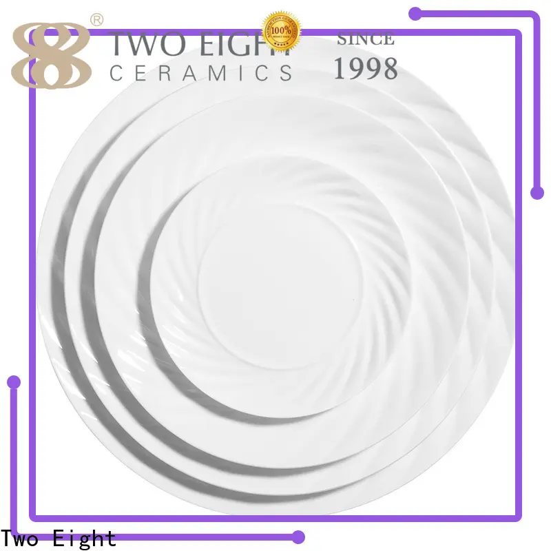 Two Eight Wholesale cheap bulk dinner plates manufacturers for restaurant 1