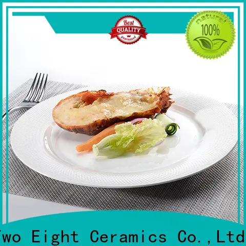 Two Eight flat ceramic plate company for restaurant 1