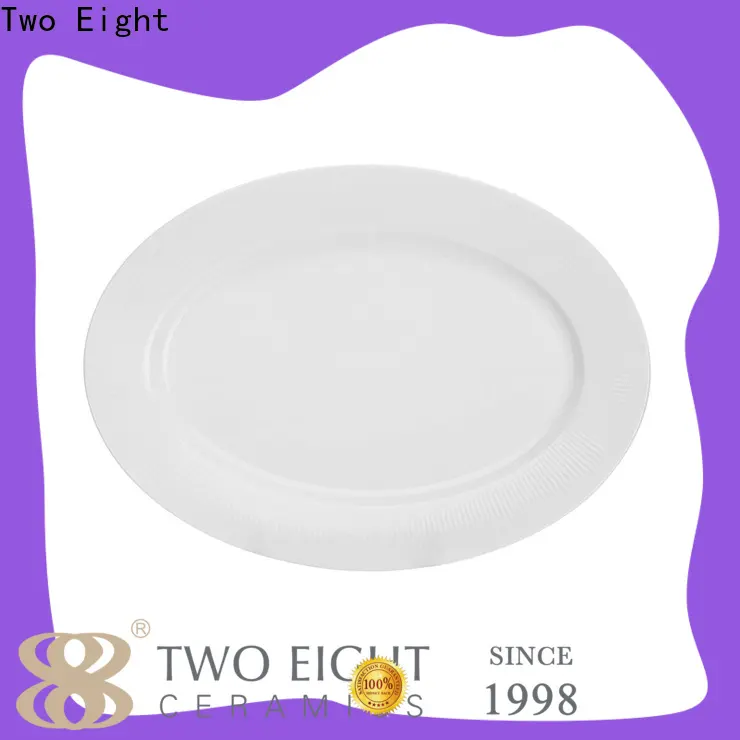 Two Eight Custom ceramic plate printing Suppliers for restaurant 1