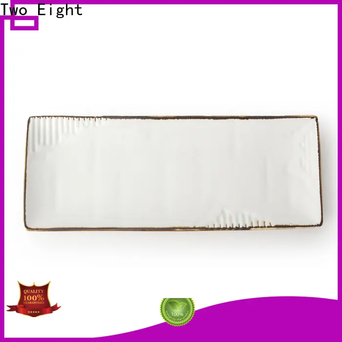 Two Eight Wholesale unglazed ceramic plates factory for hotel 1