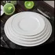 Two Eight white pottery plates company for dinning room 1