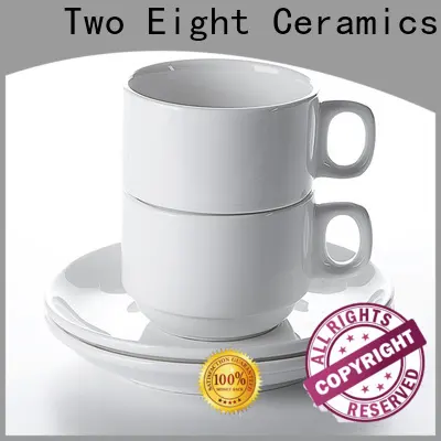 Two Eight high quality custom coffee mugs for business for restaurant 1
