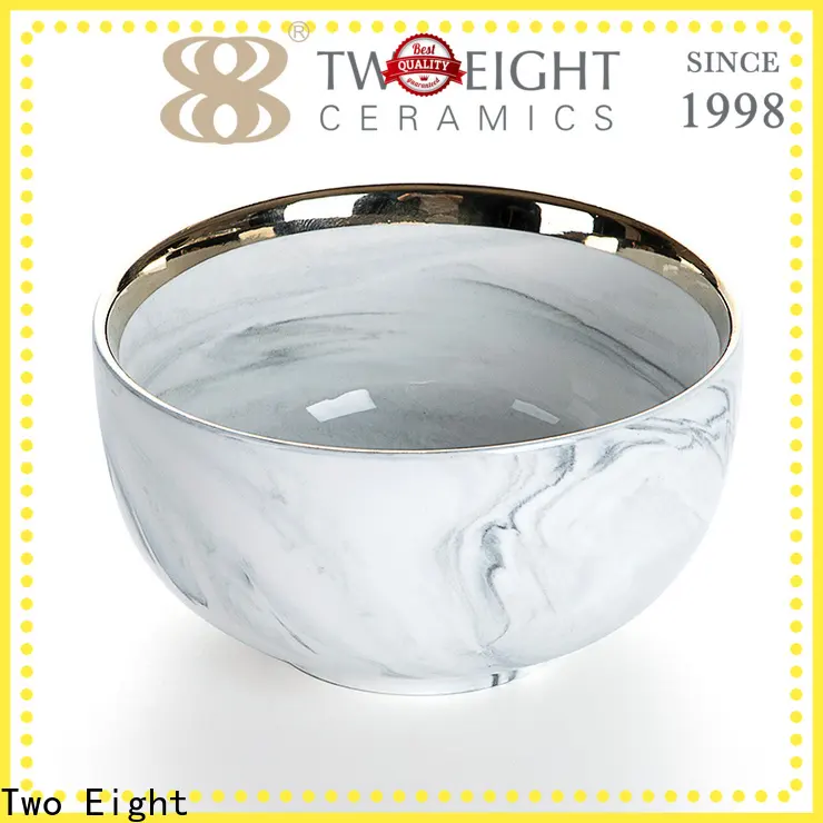 Two Eight orange ceramic bowl1 1