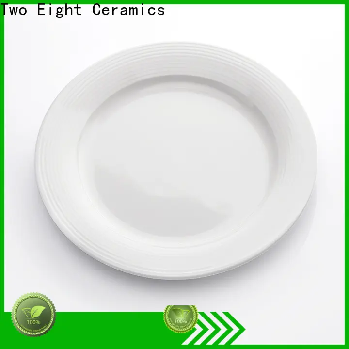Two Eight Wholesale ceramic painted plates manufacturers for hotel 1