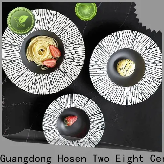 Two Eight Wholesale ceramic fish plates Suppliers for restaurant 1