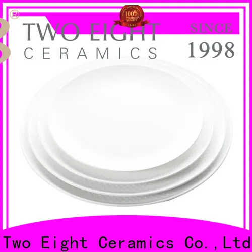 Two Eight Best cheap white ceramic plates for business for dinner 1