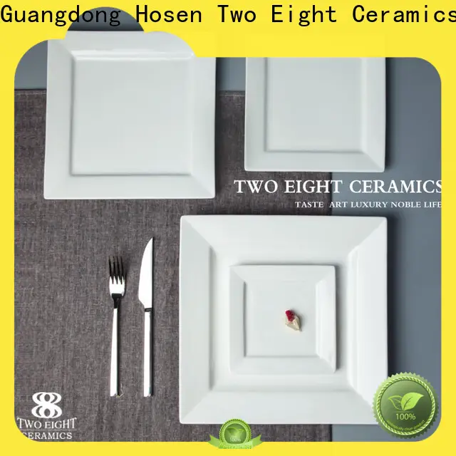 Two Eight custom ceramic plate Supply for bistro 1