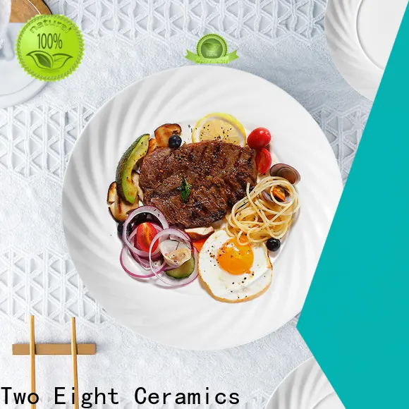 Two Eight custom ceramic plate manufacturers for dinner 1