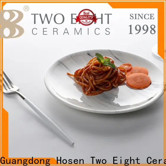 Two Eight ceramics white plate Suppliers for bistro 1