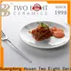 Two Eight ceramics white plate Suppliers for bistro 1