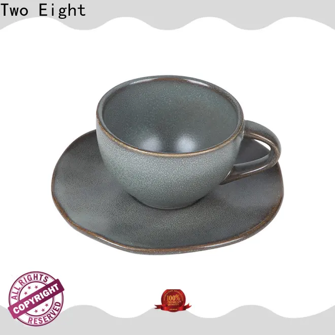 Two Eight pink coffee mugs factory for dinning room 1
