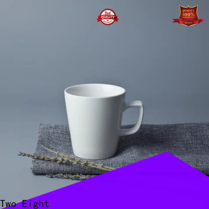Two Eight Wholesale ceramic mug white Supply for dinner 1