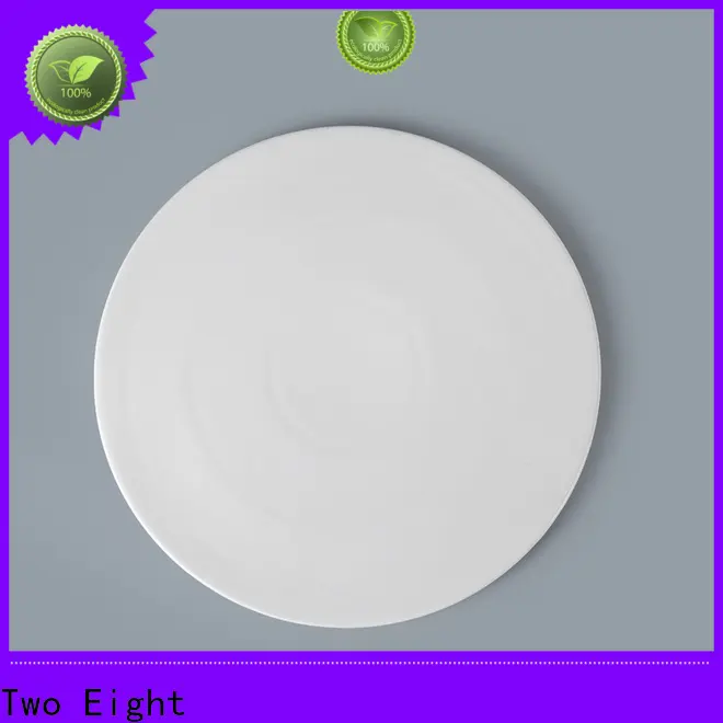 Two Eight Custom unglazed ceramic plate factory for bistro 1