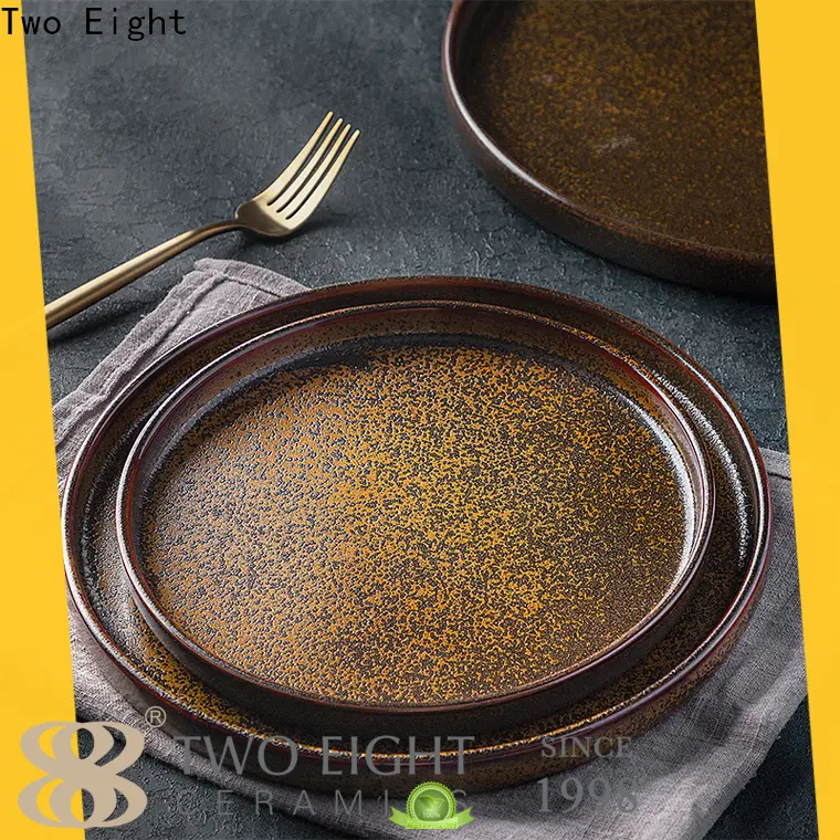 Two Eight hand painted plates for business for restaurant 1