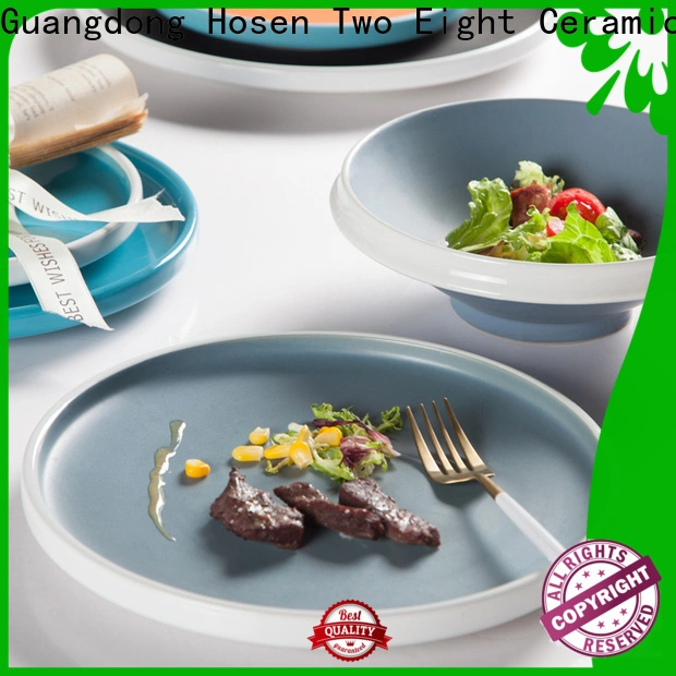 High-quality glazed plate for business for hotel 1
