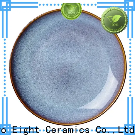Two Eight Custom unglazed ceramic plate Supply for kitchen 1
