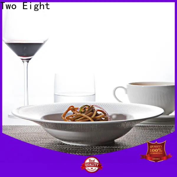Two Eight assiettes rectangulaire factory for bistro 1