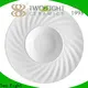 Two Eight flat white porcelain plate Suppliers for hotel 1
