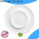 Two Eight white dinner plate with silver line factory for dinning room2 1
