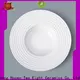Two Eight plain white ceramic plates company for dinning room 1