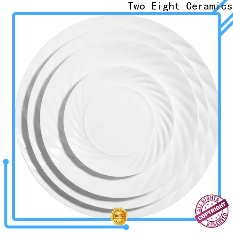 Two Eight soy sauce plate white manufacturers for hotel 1