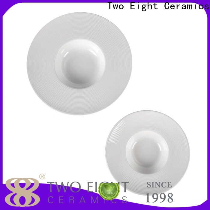 Two Eight oven safe ceramic plates Supply for dinning room 1