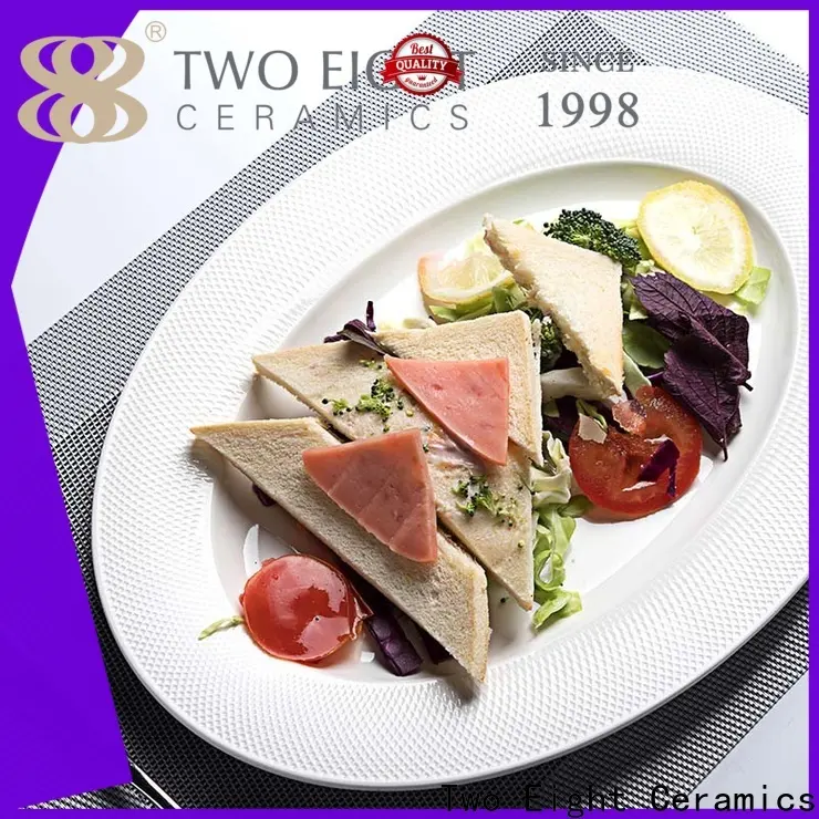 Two Eight High-quality ceramic cake plates for business for dinner 1