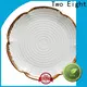 Two Eight High-quality white ceramic plates company for dinner 1
