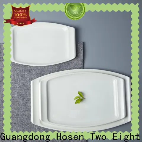 Two Eight printed ceramic plates factory for home 1