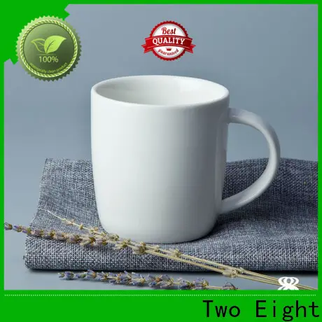 Two Eight square coffee mug for business for bistro 1