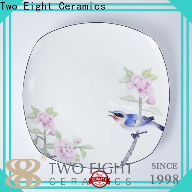 Two Eight decorative ceramic plates manufacturers for hotel1 1